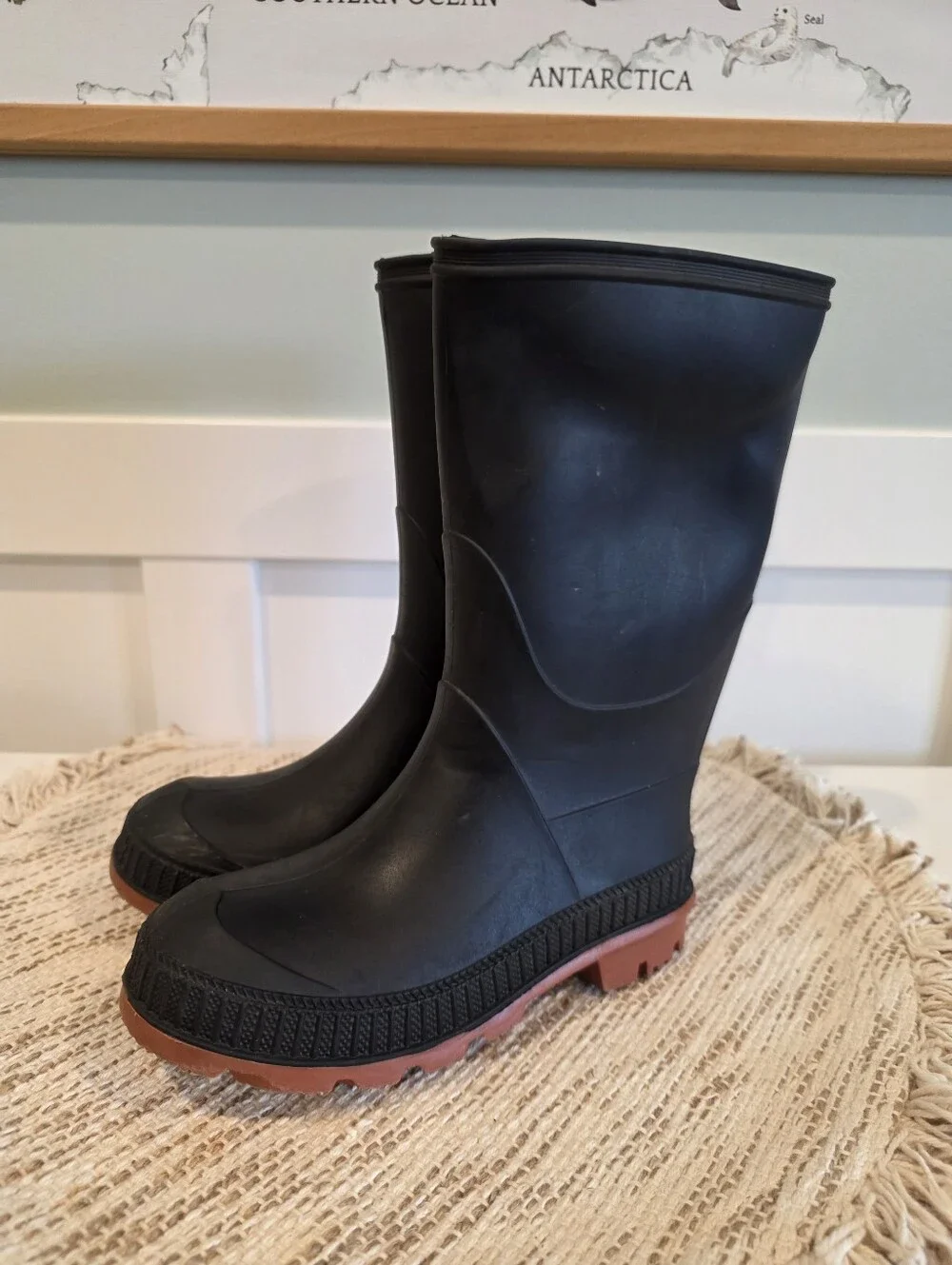 🌧 Rainboots Muckboots Waterproof Boys Girls Kids Size 13 Black
